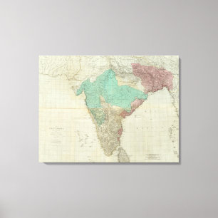 Lienzo Composición de las Indias Orientales con carretera