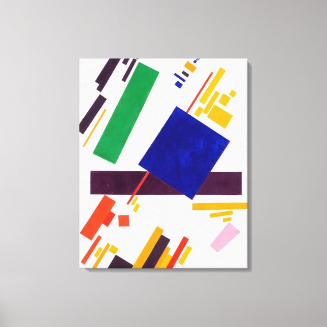 Lienzo Composición suprema Kazimir Malevich | (Anverso)