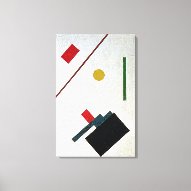 Lienzo Composición Suprematista, 1915 (Anverso)