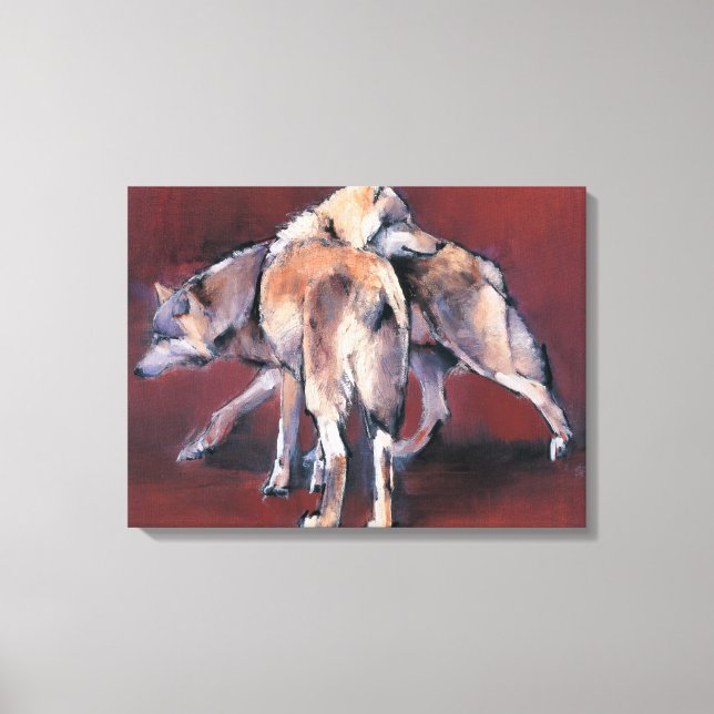 Lienzo Composición Wolf 2001 (Anverso)