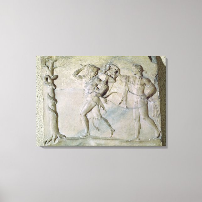 Lienzo Comprimido que representa Hércules (Anverso)