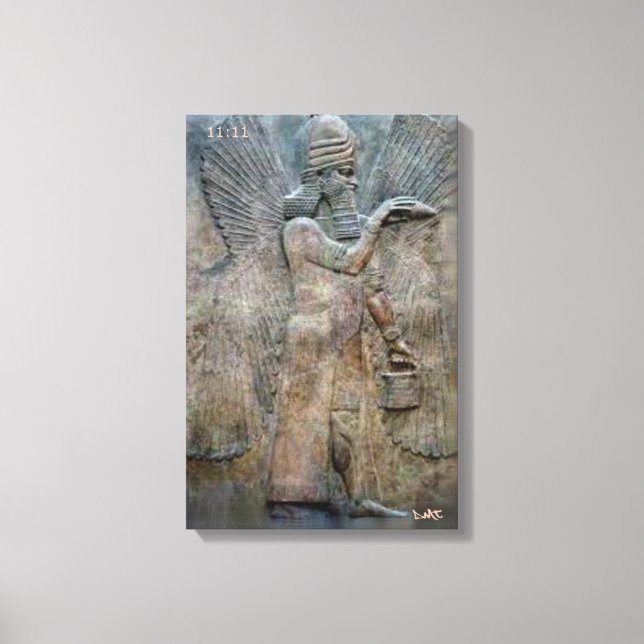 LIENZO COMPRIMIDOS SUMERIANOS CANVAS DMT GRAFFITI ESPIRIT (Anverso)