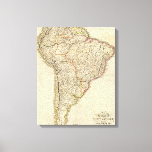 Lienzo Compuesto Colombia Prima, S América (Anverso)