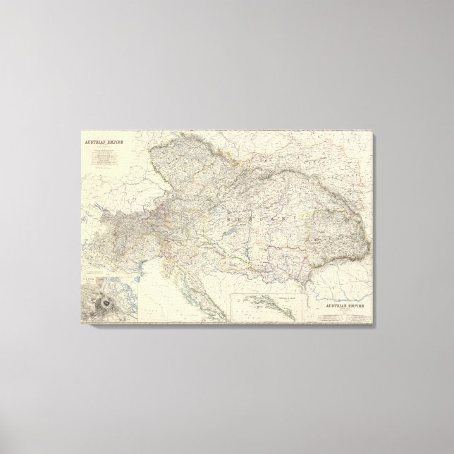 Lienzo Compuesto de Austria (Anverso)