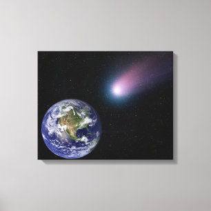 Lienzo Compuesto de Digitaces de un título del cometa