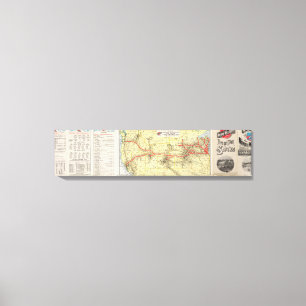 Lienzo Con servicio del tren de Chicago