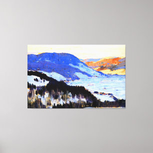 Lienzo Con vistas al valle del Gouffre, Charlevoix