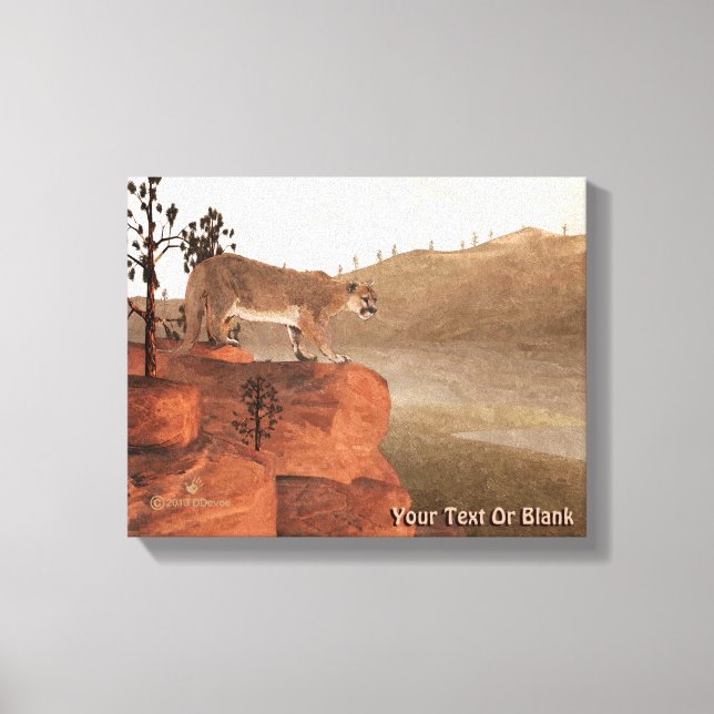 Lienzo Concentración - Cougar (Anverso)