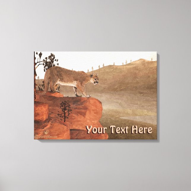 Lienzo Concentración - Cougar (Anverso)