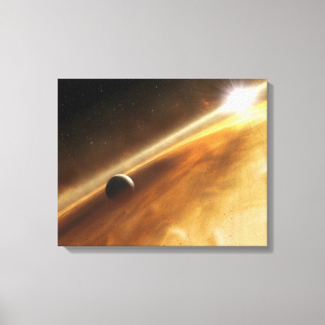 Lienzo Concepto artístico de la estrella Fomalhaut (Anverso)
