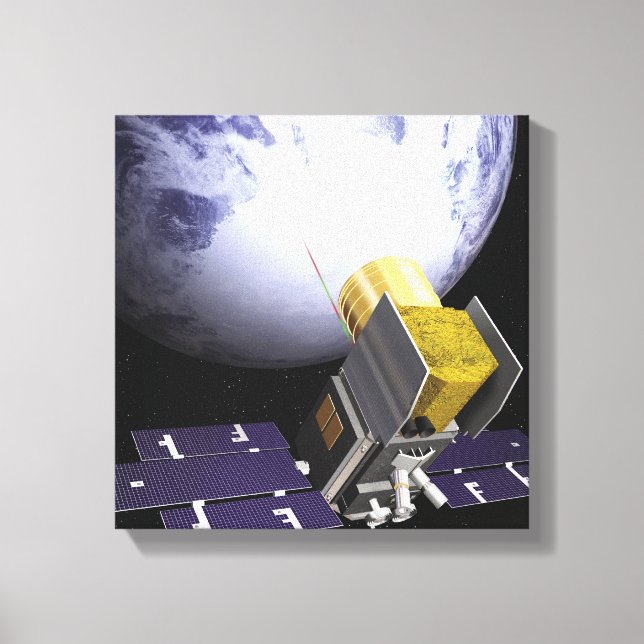 Lienzo Concepto artístico del hielo, la nube (Anverso)