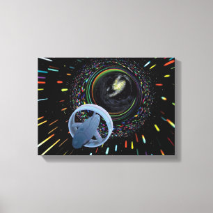 Lienzo Concepto de artista Nave Espacial con Empuje de Al