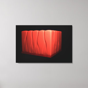 Lienzo Concepto de epitelio acolumnado de