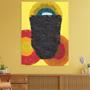Lienzo Concepto de Identidad Abstracta Moderna