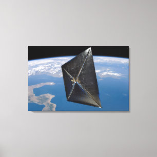 Lienzo Concepto del artista de NanoSail-D en espacio