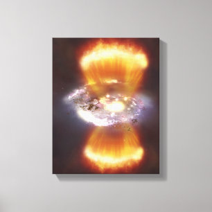 Lienzo Concepto del artista de una galaxia