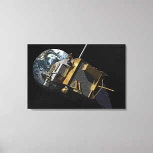 Lienzo Concepto del artista del reconocimiento lunar Orbi