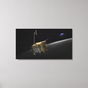 Lienzo Concepto del artista del reconocimiento lunar Orbi
