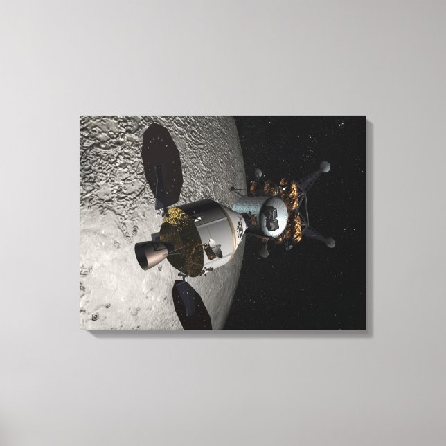 Lienzo Concepto del vehículo de exploración de la tripula (Anverso)