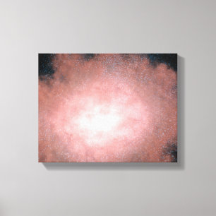 Lienzo Concepto qué de una galaxia polvorienta y