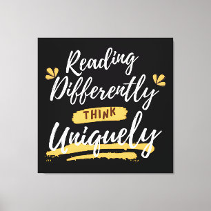 Lienzo conciencia de la dislexia mundial