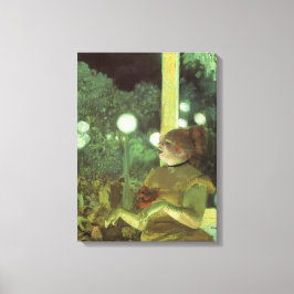 Lienzo Concierto de cafetería de Edgar Degas, Bella Artes