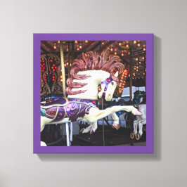 Lienzo Concurso de carrusel de caballos pintado con merry