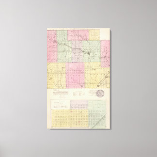 Lienzo Condado de Barber y Hazelton, Kansas