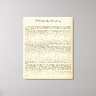 Lienzo Condado de Frederick