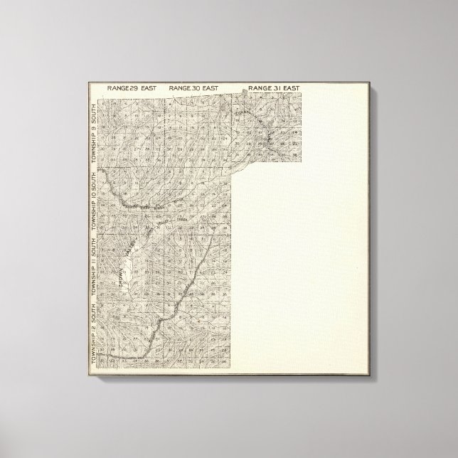 Lienzo Condado de Fresno, California 24 (Anverso)