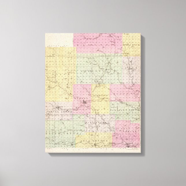 Lienzo Condado de Greenwood, Kansas (Anverso)