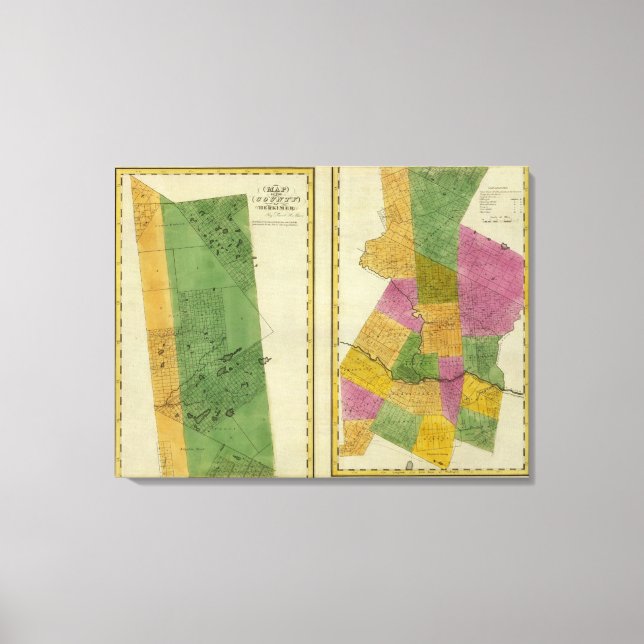 Lienzo Condado de Herkimer (Anverso)