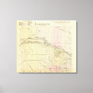 Lienzo Condado de Lincoln, Nebraska