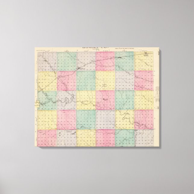 Lienzo Condado de Logan, Kansas (Anverso)