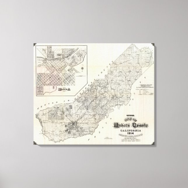 Lienzo Condado de Madera, California 4 (Anverso)