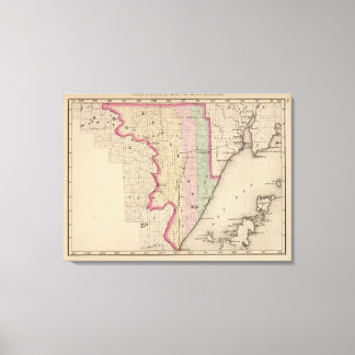 Lienzo Condado de Menominee Michigan