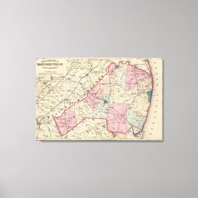 Lienzo Condado de Monmouth (Anverso)