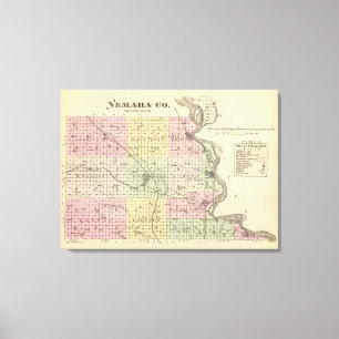 Lienzo Condado de Nemaha, Nebraska