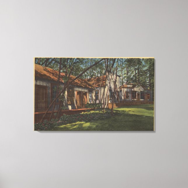 Lienzo Condado de Santa Cruz, CA - Ciudad Pioneer (Anverso)