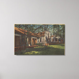 Lienzo Condado de Santa Cruz, CA - Ciudad Pioneer