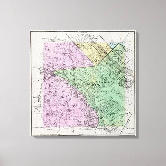 Lienzo Condado de Sonoma, California 13 (Anverso)