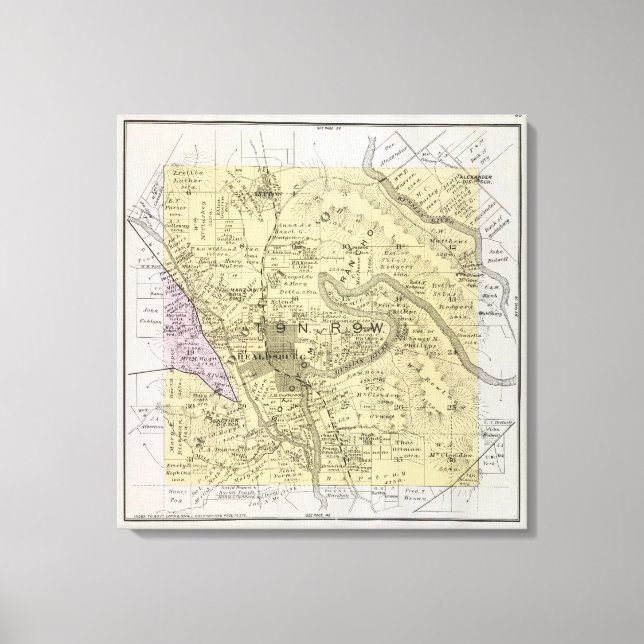 Lienzo Condado de Sonoma, California 18 (Anverso)
