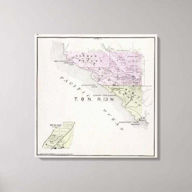 Lienzo Condado de Sonoma, California 19 (Anverso)