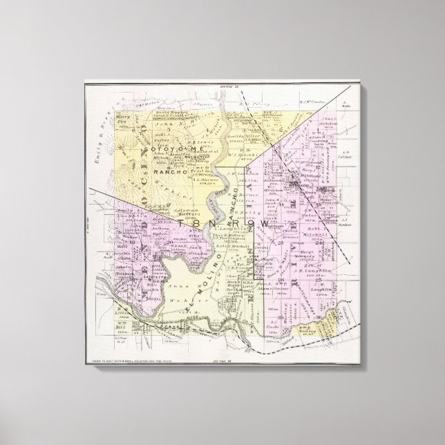Lienzo Condado de Sonoma, California 20 (Anverso)