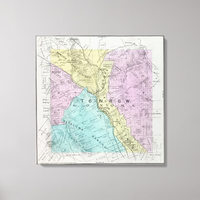 Lienzo Condado de Sonoma, California 31 (Anverso)