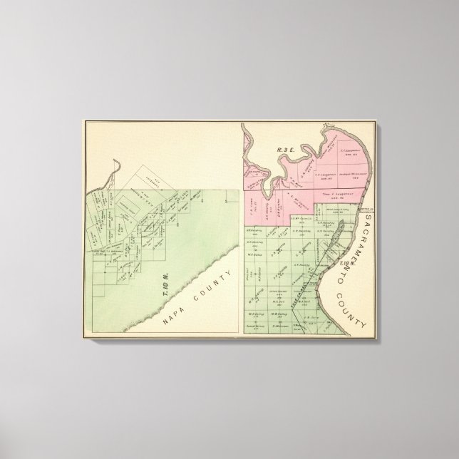 Lienzo Condado de Yolo 6 (Anverso)