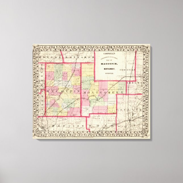 Lienzo Condados de Macoupin, Montgomery (Anverso)