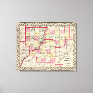 Lienzo Condados de Peoria, Woodford, Tazewell