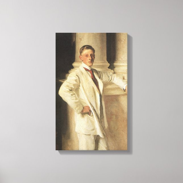 Lienzo Conde de Dalhousie de John Singer Sargent (Anverso)