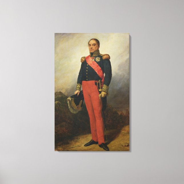 Lienzo Conde de Georges Mouton de Lobau, 1835 (Anverso)